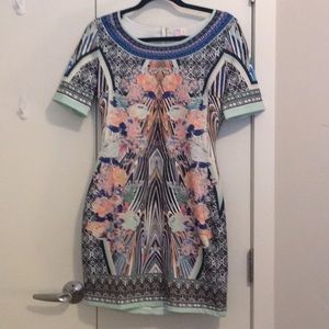 Patterned Bodycon Dress